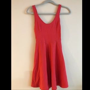 Neon pink babyboll dress